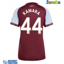 Aston Villa Boubacar Kamara #44 Domaci Dres za Ženska 2025-26 Kratak Rukav
